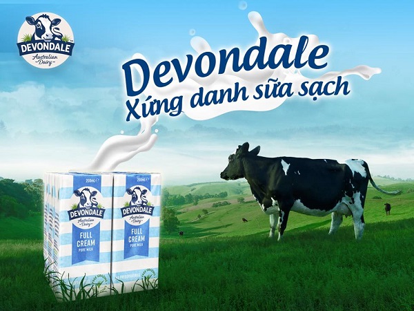 Thùng sữa tươi Devondale Úc vị dâu hộp 200ml