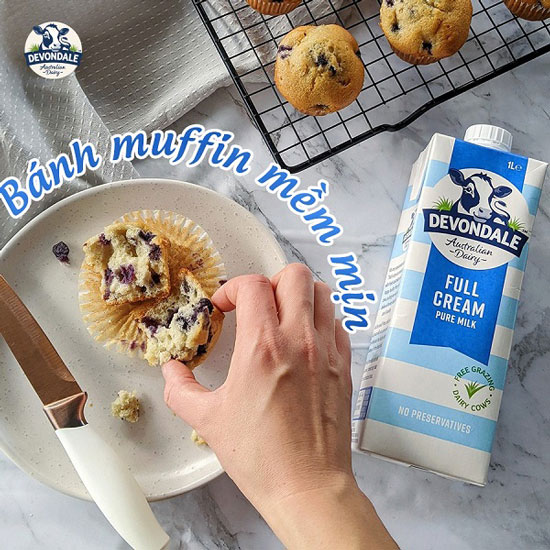 Sữa tươi nguyên kem Devondale Úc hộp 1 Lít