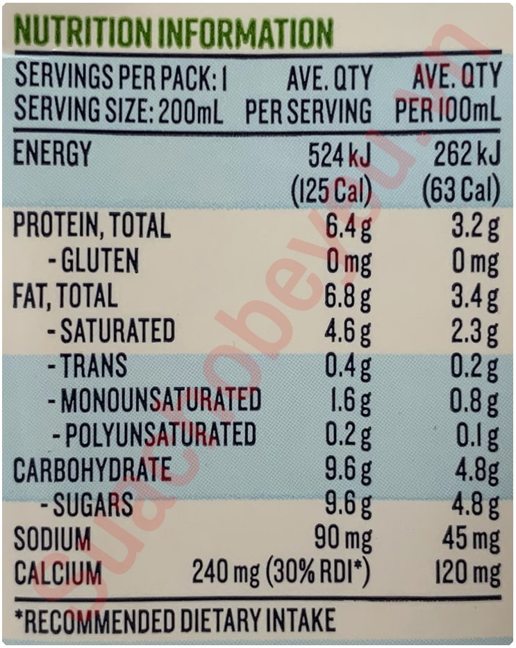 Sữa tươi Nguyên kem Devondale Úc hộp 200ml