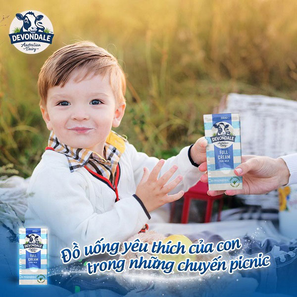 Sữa tươi cho bé 1 tuổi