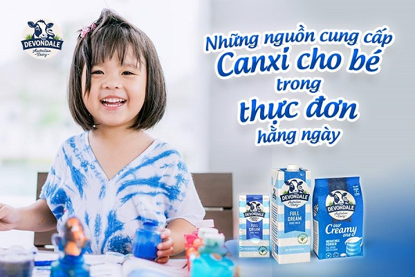 Sữa tươi cho bé 1 tuổi