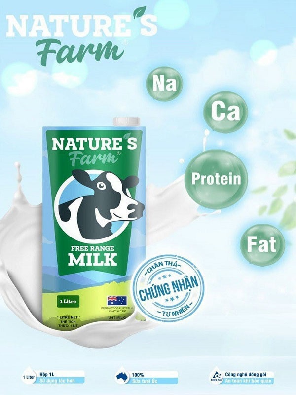 Sữa tươi cho bé 1 tuổi